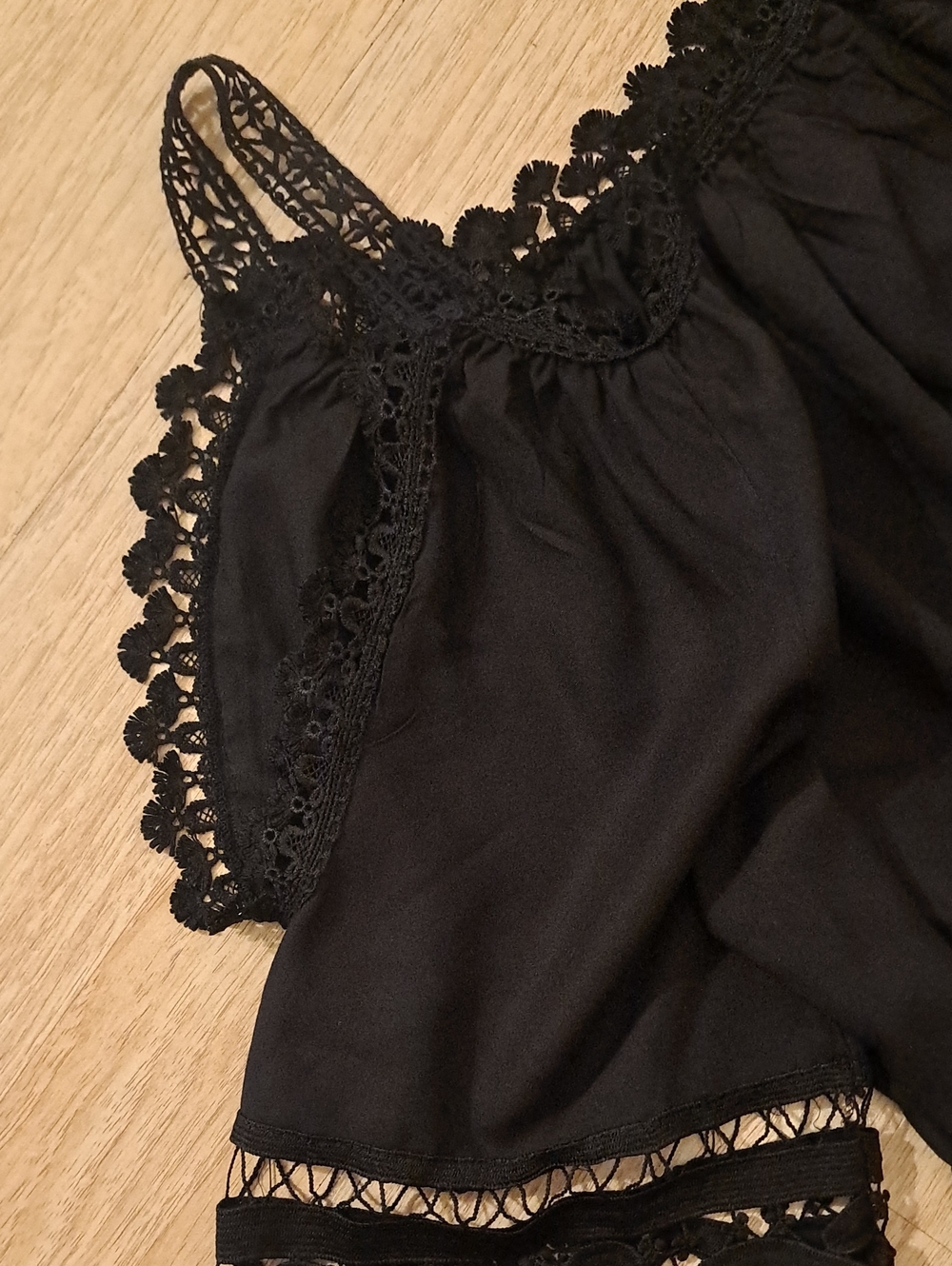 Swimsuits For All Black Crochet-Trim Swim Cover - Picture 7 of 9